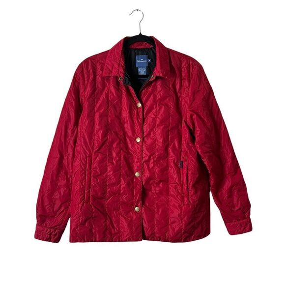 Faconnable Lightweight Quilted Jacket in Red Size Medium - Picture 1 of 10